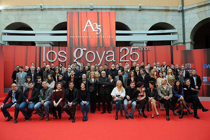 Madrid acoge la recepción a los finalistas de los premios Goya