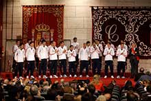 La Selección española de fútbol recibe la Medalla de Oro de la Comunidad