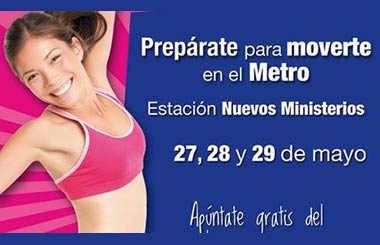 Fitness Festival en Metro de Madrid