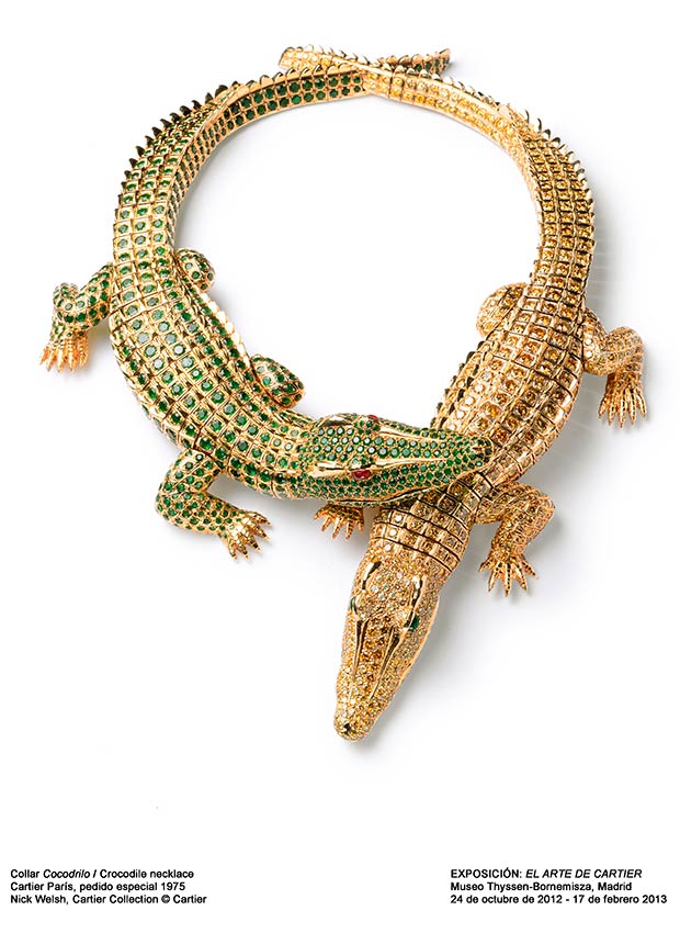 cocodrilo Cartier en el Museo Thyssen