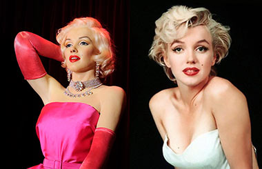 Marilyn Monroe museo de cera madrid