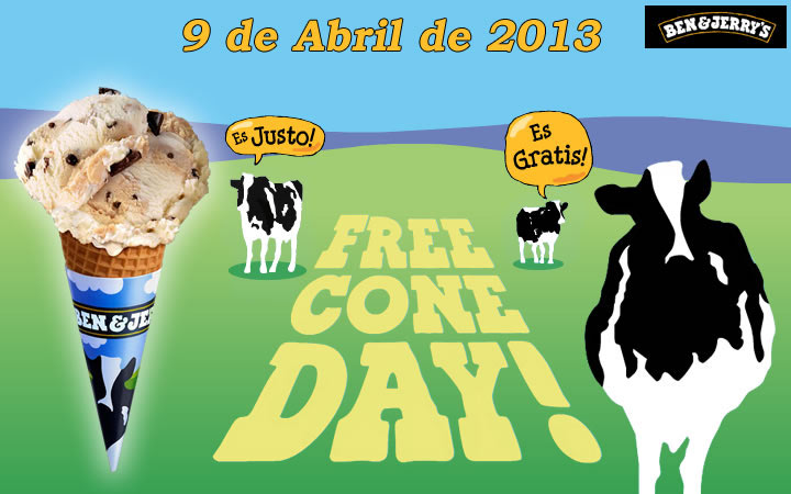 Free Cone Day 2013. Día del Helado Gratis