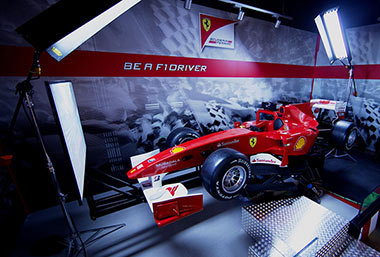 Hoy hasta las 21.00h en FACTORY prueba el nuevo simulador de Ferrari