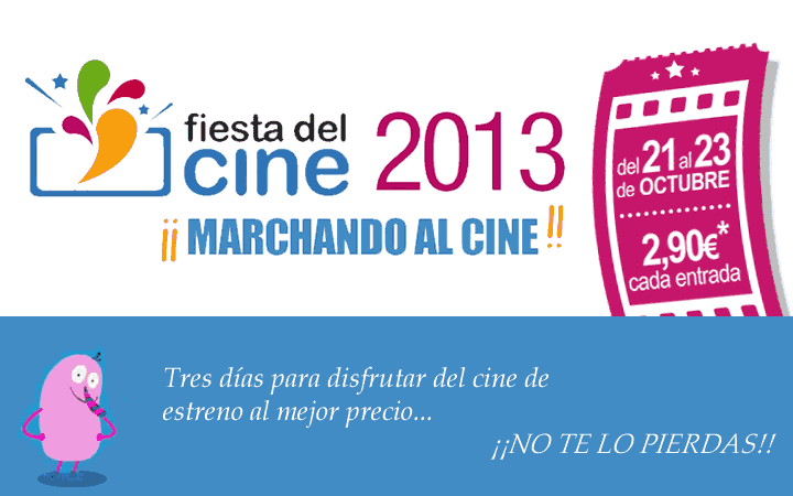 Fiesta del Cine 2013 en Madrid: películas a 2,90€