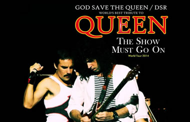 God Save the Queen, banda tributo de Queen en concierto en el Palacio Vistalegre