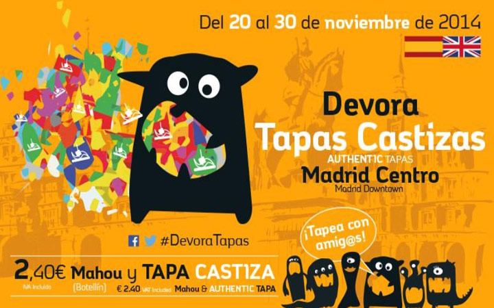 Devora Tapas Castizas, del 20 al 30 de noviembre de 2014