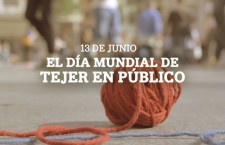 Día Mundial de Tejer en público. Parque del Retiro, el 13 de junio de 2015