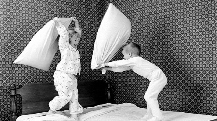 guerra de almohadas