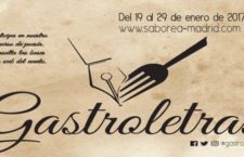Gastroletras 2017, ruta de tapas por el Barrio de las Letras del 19 al 29 de enero