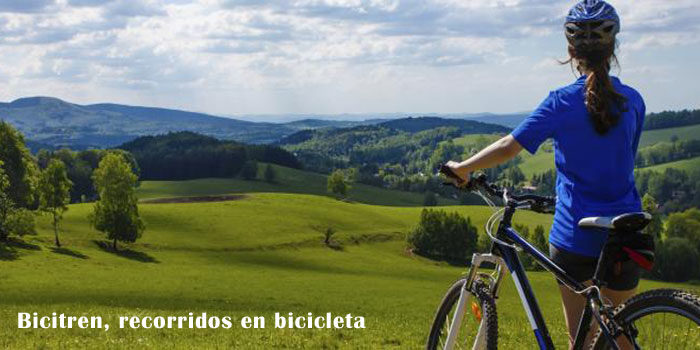BICITREN, recorridos en bicicleta en contacto con la naturaleza